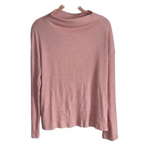 The Gap Very Soft Baby Pink Mock Neck Turtle Neck Women Women’s Top Medium Size